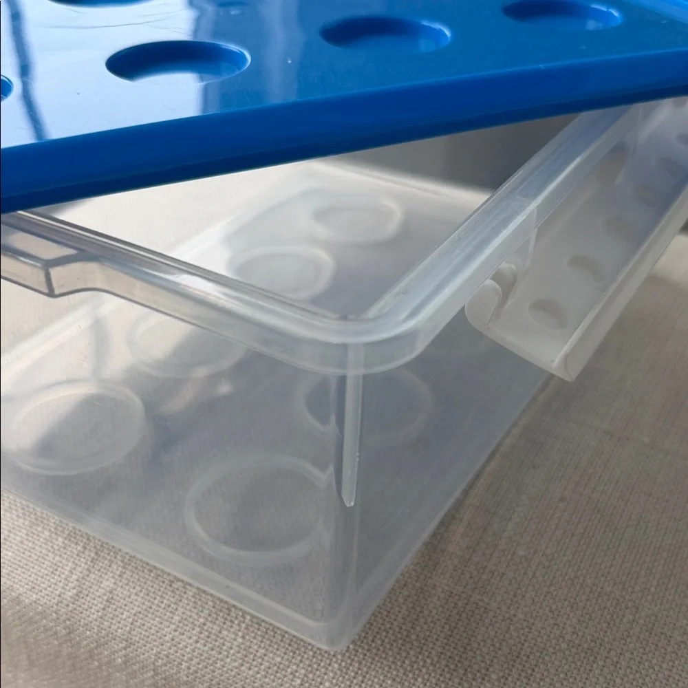 Lego Blue Stackable Storage Box 10x7x5 inches
